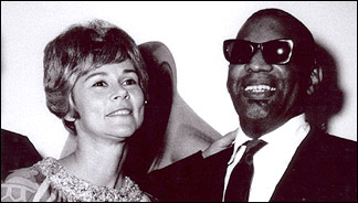 Anita with Ray Charles