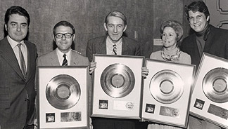 Golds records presented for THE SEA LP